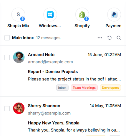 Email Features PDF